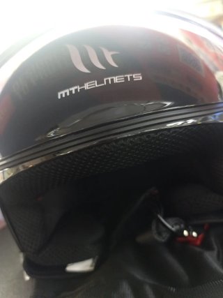 Casco MT Helmets Jet Negro Talla L