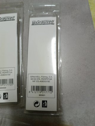 Moscas de pesca Grauvell (varios colores)