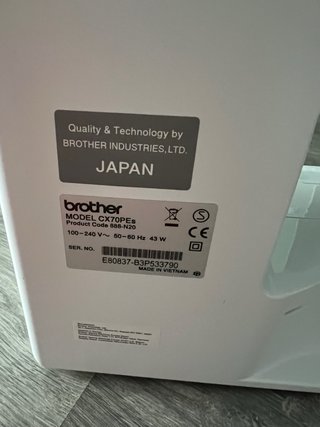 Máquina de coser Brother CX70PES
