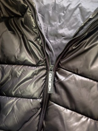 Chaqueta acolchada negra hombre