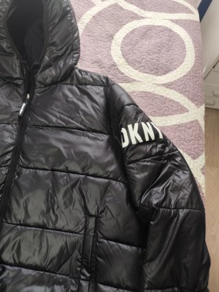 Chaqueta acolchada negra hombre