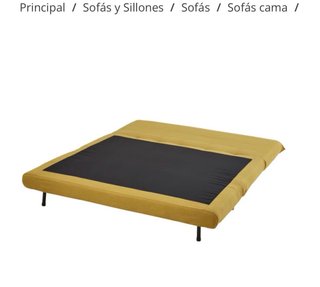 Sofá Cama Amarillo Maison du Monde