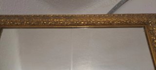 Espejo Antiguo Biselado Dorado Precio a convenir