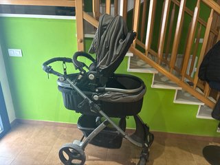 Silla de coche Isofix negra  Carrito completo