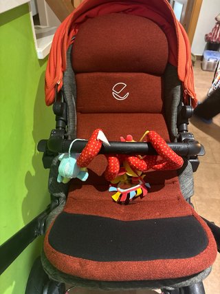 Silla de coche Isofix negra  Carrito completo