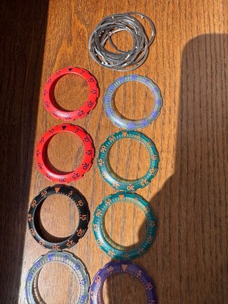 Swatch Ghiere Scuba Anni 90 NOS - 12 Pezzi