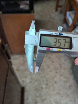 Pendientes Oro 18k Cuadrados Turquesa Pequeños