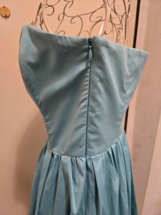Abito Zara scollato blu