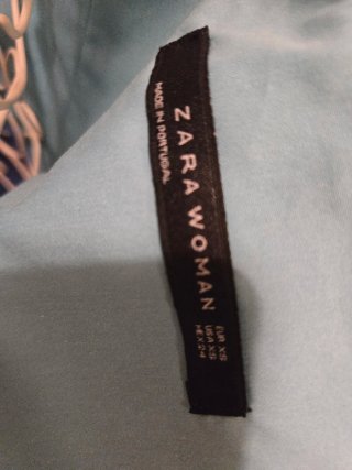 Abito Zara scollato blu