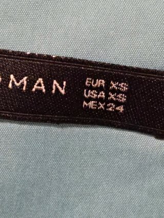 Abito Zara scollato blu