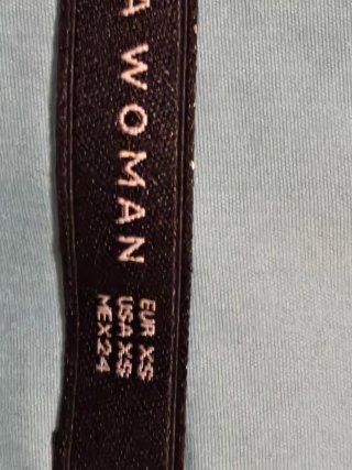 Abito Zara scollato blu