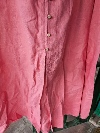 Vestido Midi Zara Coral Talla L