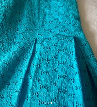 Falda Pedro del Hierro Azul Turquesa