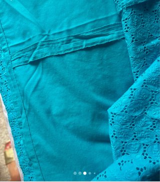 Falda Pedro del Hierro Azul Turquesa