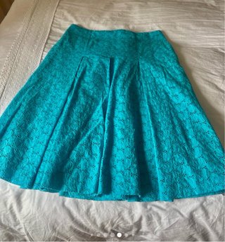 Falda Pedro del Hierro Azul Turquesa