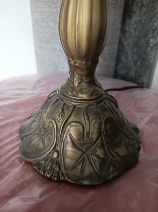 Lampada Tiffany in Cristallo e Metallo