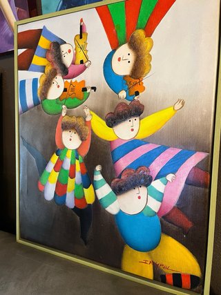 Cuadro J. Roybal Música Figuras