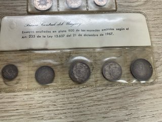 Ensayos de plata Banco Central Uruguay