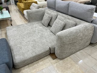 Sofá Cama Inflable Beige/Gris
