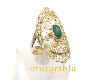 Anillo Oro 18k Lanzadera