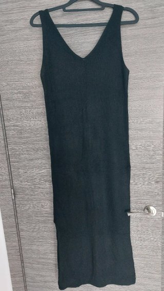 Vestido de punto negro mujer nuevo