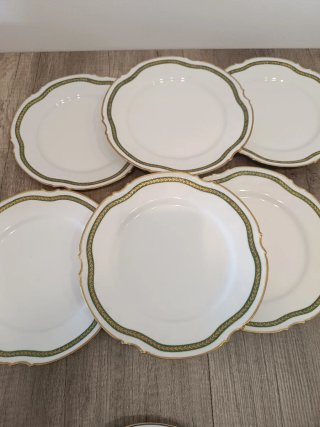6 Platos llanos Limoges Mandavy Mavaleix