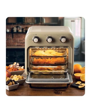 Freidora Aire Horno Vintage Beige