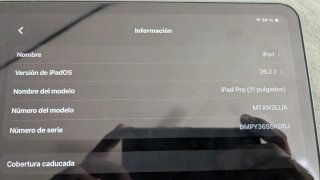 iPad Pro 11 A1980 64GB Plata