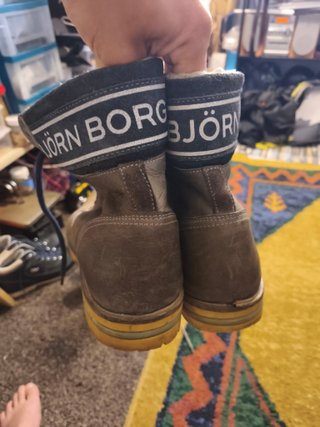 Botas Björn Borg Couro/Camurça Forradas