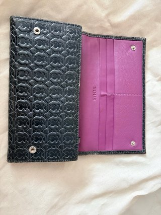 Cartera Tous negro y Morado