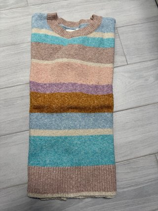 Jersey de rayas multicolor