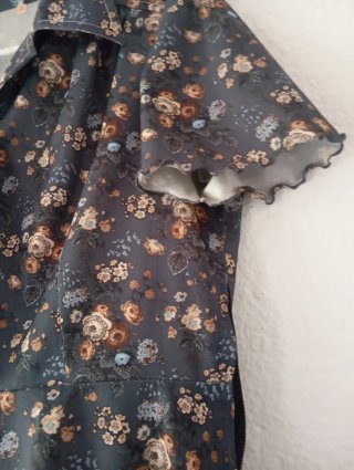 Vestido vintage floral talla 46