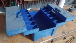 Maletín de herramientas azul