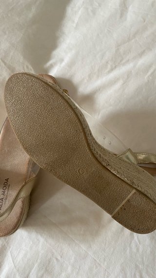 ALTA MODA Sandalias Cuña Verano Talla 40