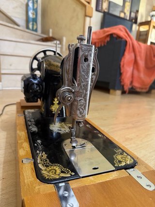 Máquina de coser antigua Singer