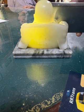 Buda de Jade 13 ancho por 11 alto