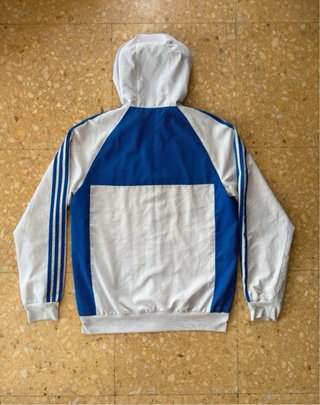 Chaqueta Adidas Track Jacket Azul y Blanca