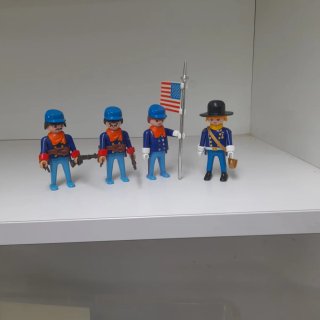 Playmobil Soldados Nordistas Guerra Civil