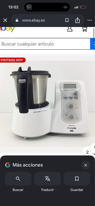 Robot Cocina Taurus Mycook One 1965765