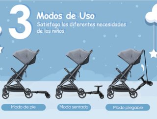 Patinete universal para cochecito
