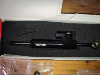 Amortiguador Dirección Yamaha R6 Negro/Plata
