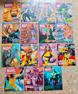 15 revistas THE CLASSIC MARVEL en ingles