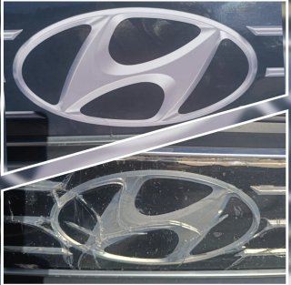 Pegatina Vinilo Logo Hyundai