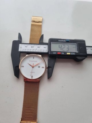 Reloj ROSEFLIGHT dorado con correa de malla