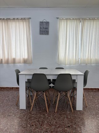 ENVIO GRATIS!! Mesa Comedor Extensible + 6 Sillas