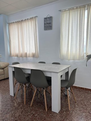 ENVIO GRATIS!! Mesa Comedor Extensible + 6 Sillas