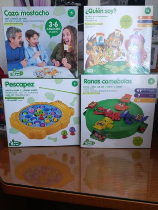 Lote 4 Juegos de Mesa Familia Game Planet