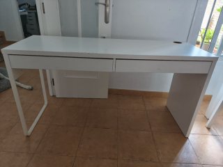 Escritorio MICKE Ikea Blanco 142x50