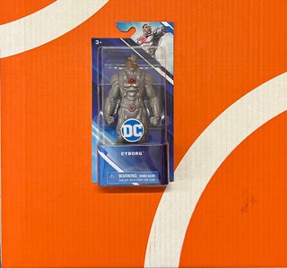 Action Figure DC Superman &  Cyborg- Nuovo