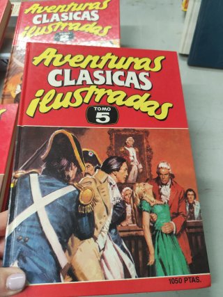 5 Comics Aventuras Clásicas Ilustradas